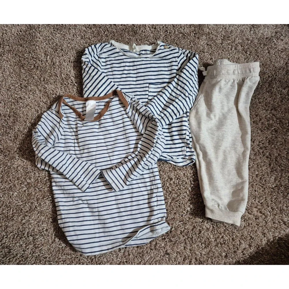 H&M baby boy clothing lot size 12 months